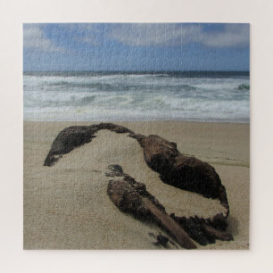 Surf Sand und Driftwood West Coast Landschaftsstra Puzzle