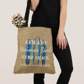 Surf-Schild Anpassen Monogramm Hawaiianischer Stra Tasche (Von Nahem)