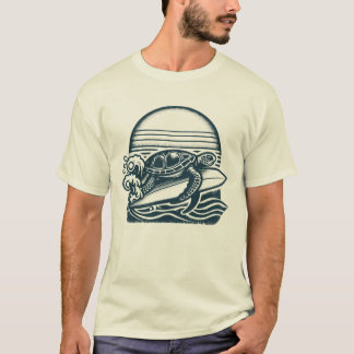 Surf-Schildkröte T-Shirt