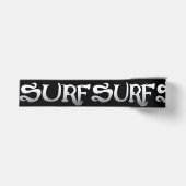 Surf schwarz Bandspool Ripsband (Vorderseite)
