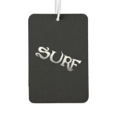 Surf schwarz gekachelt Auto Lufterfrischer (Rückseite)