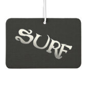 Surf schwarz gekachelt Auto Lufterfrischer (Vorderseite)