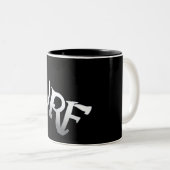 Surf schwarz geneigt zwei Töne Tasse (VorderseiteRechts)