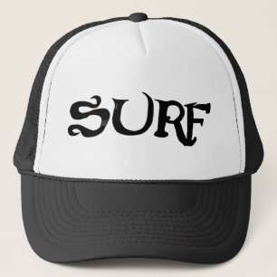 Surf-Schwarzhut Truckerkappe