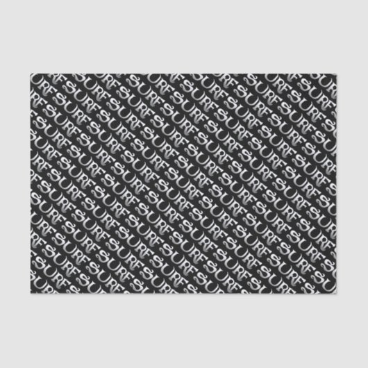 Surf-Schwarzpapier Seidenpapier (Vorderseite)