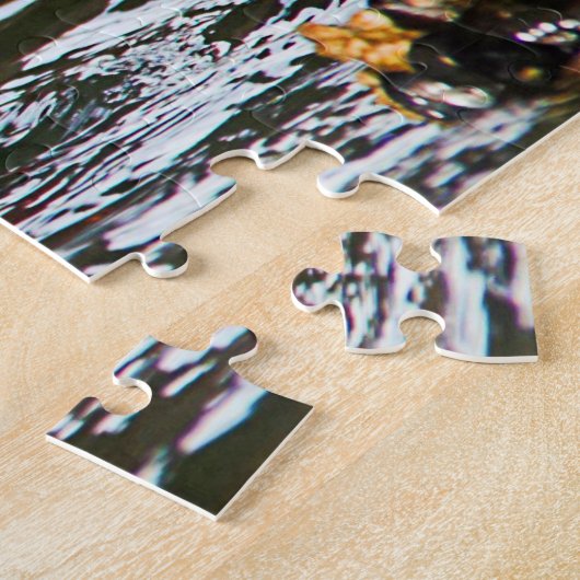 Surf Scoter Feasting auf Mussels und Barnacles Puzzle (Seite)