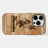 Surf Shack Hawaiian Imitate WoodSurfboard Case-Mate iPhone Hülle (Rückseite (Horizontal))