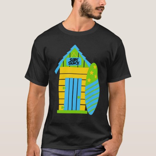Surf Shack Men's Basic Dark T - Shirt (Vorderseite)