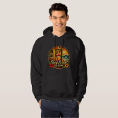 Surf Shack Surfer Pin-Up | Ride The Waves Beach Hoodie (Vorne ganz)