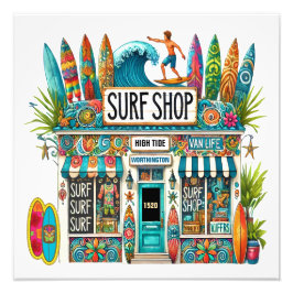 SURF SHOP FOTODRUCK