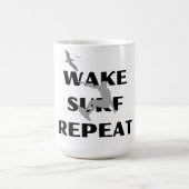 Surf-Silhouette Kaffeetasse (Mittel)