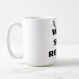 Surf-Silhouette Kaffeetasse