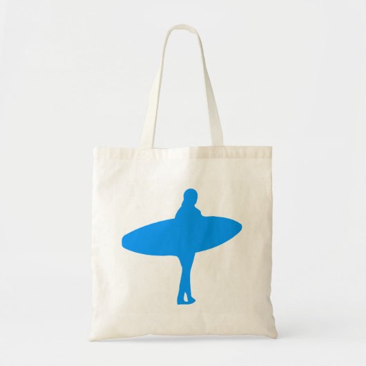 Surf-Silhouette Tragetasche (Vorne)