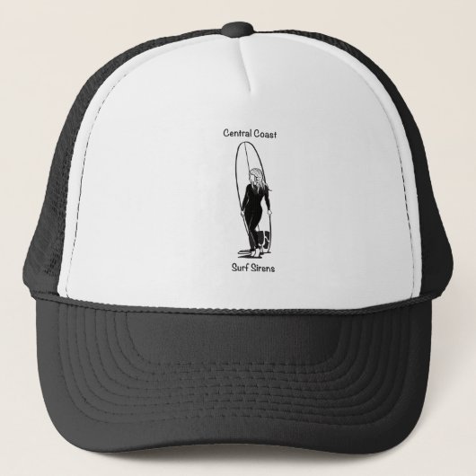 Surf Sirens Hat Truckerkappe (Vorderseite)