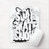 Surf-Skate Schneemusepad Mousepad (Mit Mouse)