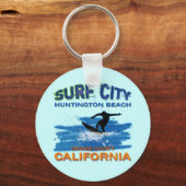 SURF STADT HUNTINGTON BEACH SCHLÜSSELANHÄNGER (Vorderseite)