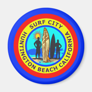 SURF STADT HUNTINGTON STRAND KALIFORNIEN MAGNET