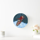 Surf steht auf runde wanduhr (Zuhause)