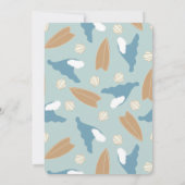 Surf Summer Boy Geburtstag Einladung (Rückseite)