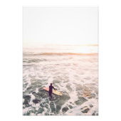 Surf Summer Sunset Fotodruck (Vorne)