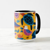 Surf & Sun Combo Mug Gift Tasse (VorderseiteRechts)
