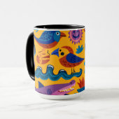 Surf & Sun Kombi-Mug-Geschenk Tasse (Vorderseite Links)