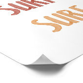 Surf Surf Surf Poster (Ecke)