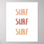 Surf Surf Surf Poster (Vorne)