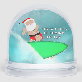 Surf Surfer Holiday Geschenk Schneekugeln