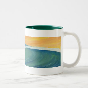 Surf-Tasse Zweifarbige Tasse
