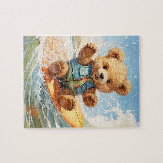 Surf Teddy Bären Puzzle: Adventure Puzzle (Horizontal)