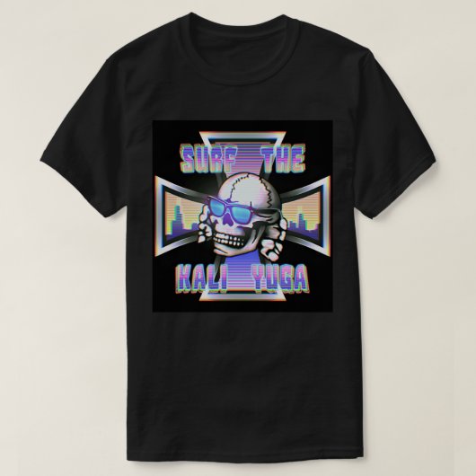 Surf the Kali Yuga T T-Shirt (Design vorne)