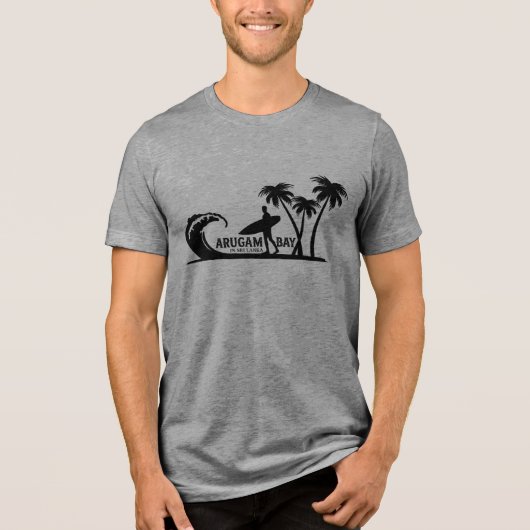 surf  Tri-Blend shirt (Vorderseite)
