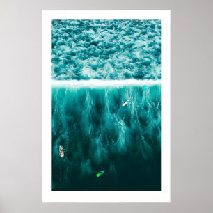 Surf Triptych Kunst Drucke Skandi Ozean Strand