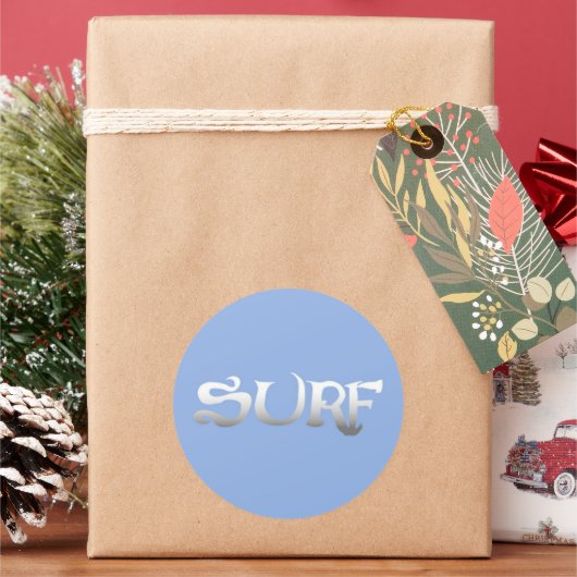 Surf um große Aufkleber (Feiertag)