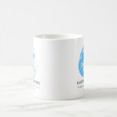 Surf- und Eiswürfel-Club Kaffeetasse (Mittel)
