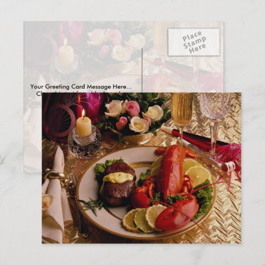 Surf und Rasen Postkarte (Vorne/Hinten)