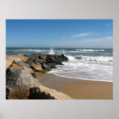 Surf- und Sand-Poster Poster (Vorne)