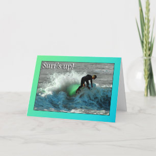 Surf Up! Birthday Card Karte