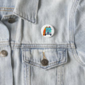 Surf Van Surfboard Palmen Tree Surfen Wellenreiten Button (Beispiel)