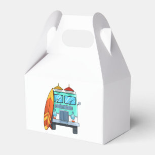 Surf Van Surfboard Palmen Tree Surfen Wellenreiten Geschenkschachtel