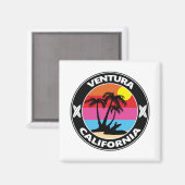 Surf Ventura California Magnet (Vorderseite/Rückseite)