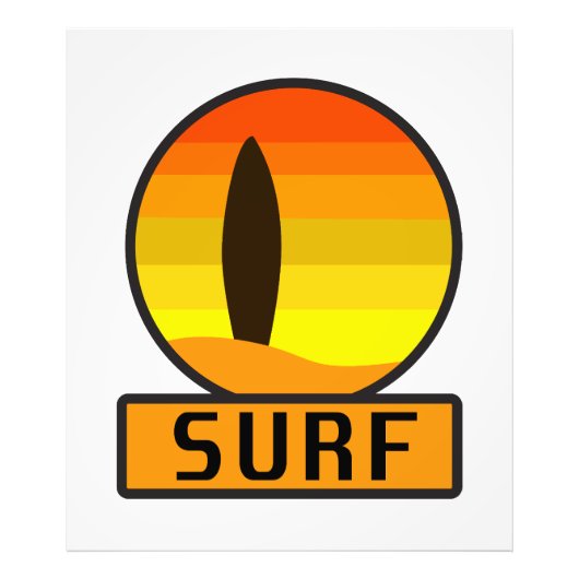 Surf Vibes Fotodruck (Vorne)