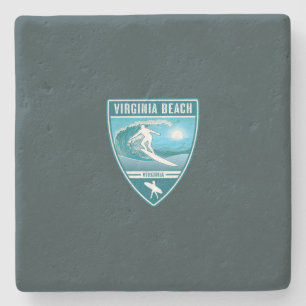 Surf Virginia Beach Virginia Steinuntersetzer