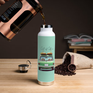 Surf Wagon Roadtrip – Retro-Strandauto Trinkflasche