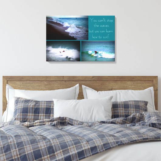 Surf-Wandhängen lernen Leinwanddruck (Insitu (Schlafzimmer))