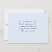 Surf Wave Beach Party Einladung (Rückseite)