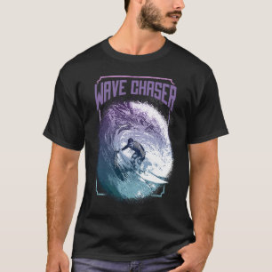 Surf Wave Chaser in Aktion T-Shirt