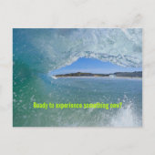 Surf Wave Student Willkommen Custom Postcard Postkarte (Vorderseite)
