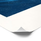 SURF Wave Surfer – Retro-Surf-Lifestyle-Kunstposte Poster (Ecke)